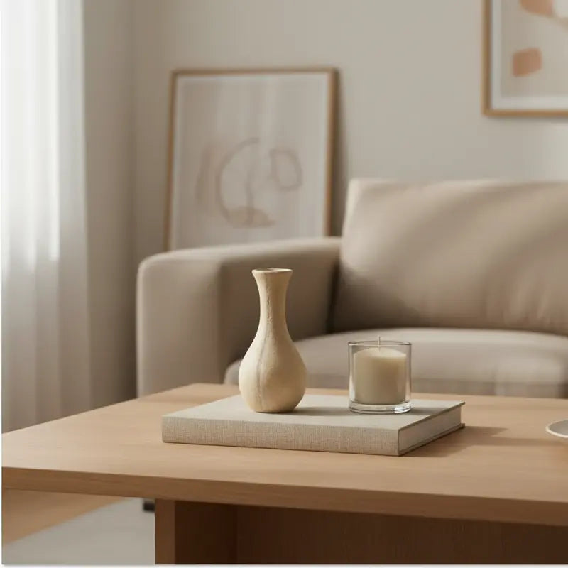 Vase en bois rétro goutte L'univers-du-vase