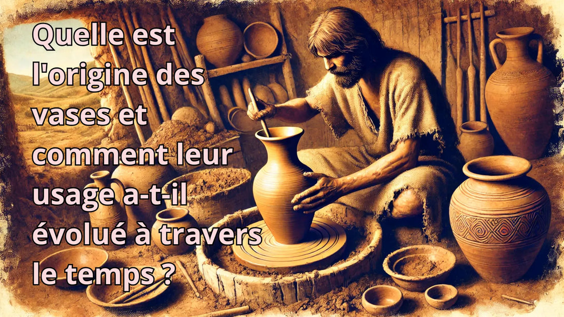 Quelle est l'origine des vases et comment leur usage a-t-il évolué à travers le temps ?