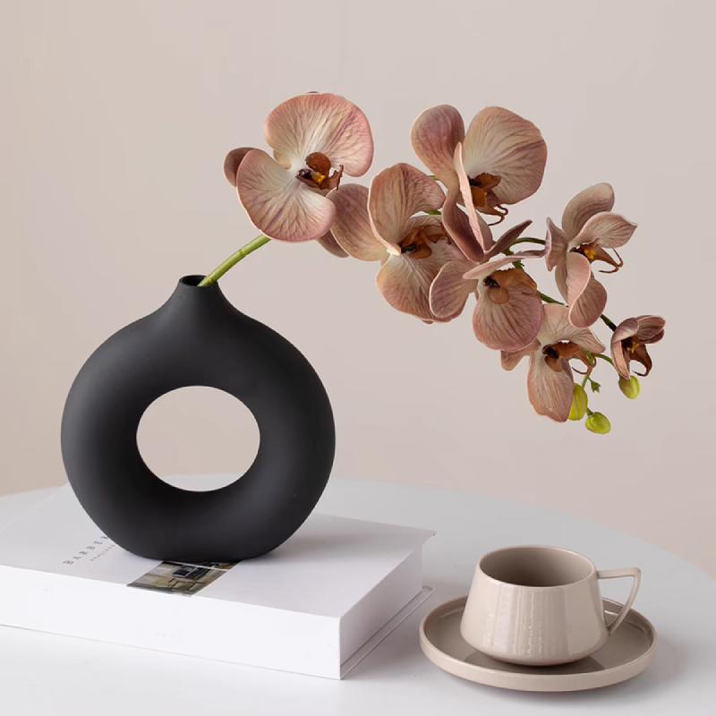 Vases donut en plastique – Design décoratif moderne L'univers-du-vase