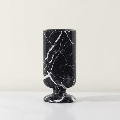 Vases en céramique effet marbre – Design contemporain noir et blanc L'UNIVERS DU VASE