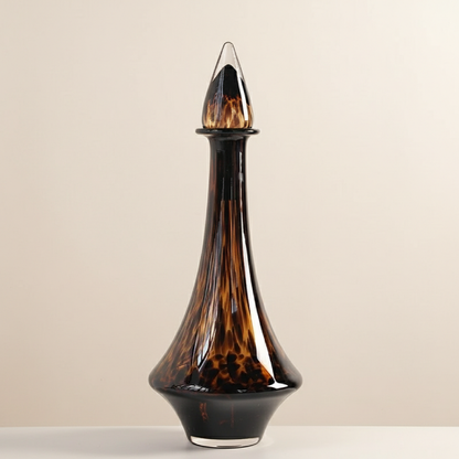 Vase en verre sculptural – Design contemporain fumé L'univers-du-vase