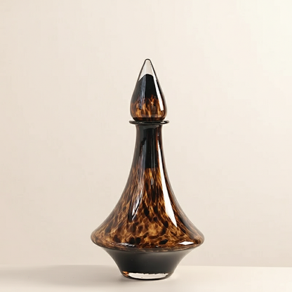 Vase en verre sculptural – Design contemporain fumé L'univers-du-vase