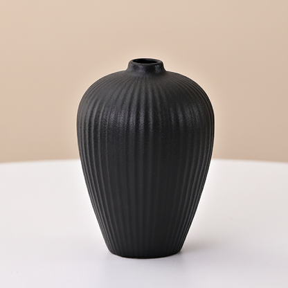 Vases en céramique noire – Design contemporain texturé L'univers-du-vase