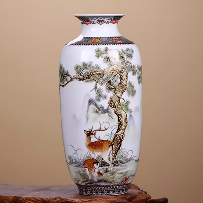 Vases en céramique décorative – Motifs chinois traditionnels L'univers-du-vase