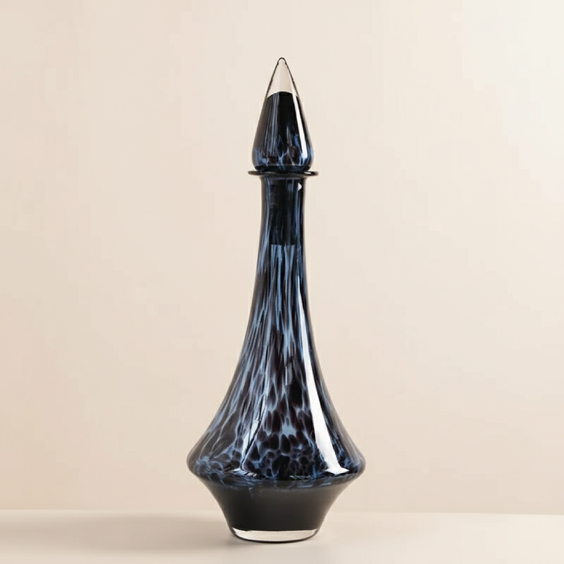 Vase en verre sculptural – Design contemporain fumé L'univers-du-vase