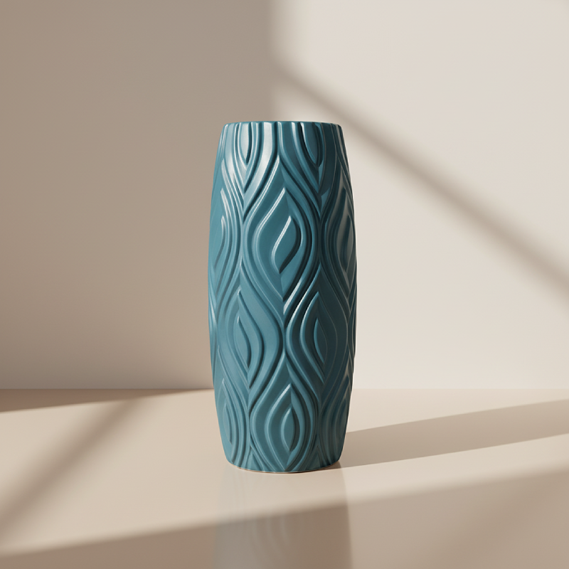 Vases cylindrique plastique – Design décoratif contemporain L'UNIVERS DU VASE