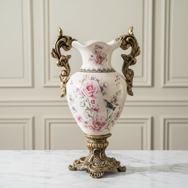 Vases décoratifs à double anses – Style classique européen raffiné L'univers-du-vase