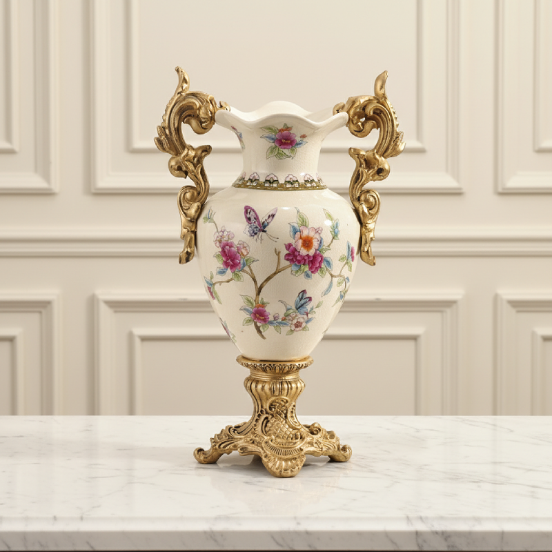 Vases décoratifs à double anses – Style classique européen raffiné L'univers-du-vase