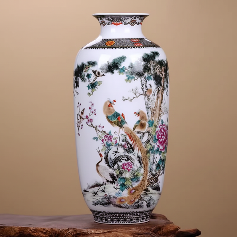 Vases en céramique décorative – Motifs chinois traditionnels L'univers-du-vase