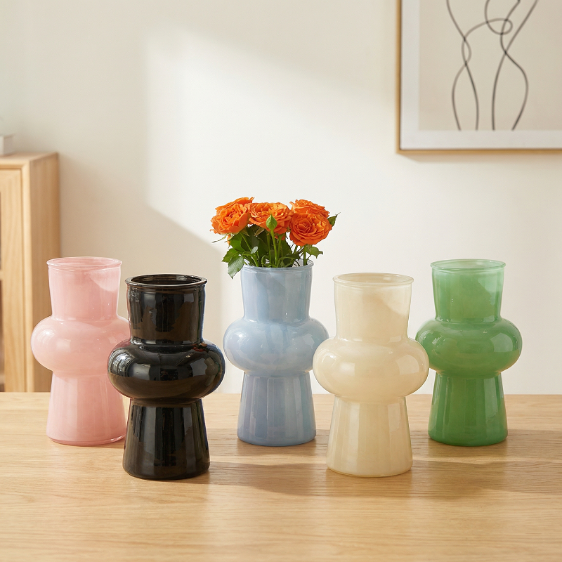 Collection vases verre design lanterne