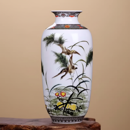 Vases en céramique décorative – Motifs chinois traditionnels L'univers-du-vase