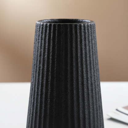 Vases en céramique noire – Design contemporain texturé L'univers-du-vase