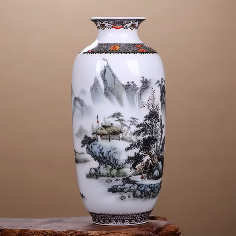 Vases en céramique décorative – Motifs chinois traditionnels L'univers-du-vase