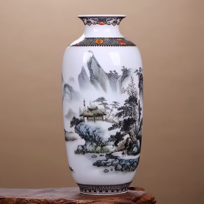Vases en céramique décorative – Motifs chinois traditionnels L'univers-du-vase