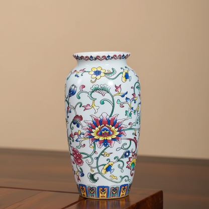 Vases en céramique florale asiatique – Décoration élégante et raffinée L'UNIVERS DU VASE