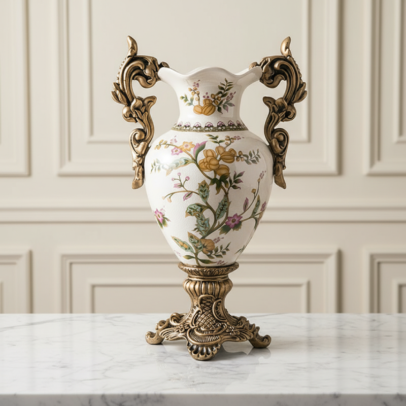 Vases décoratifs à double anses – Style classique européen raffiné L'univers-du-vase