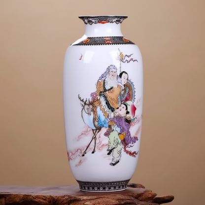 Vases en céramique décorative – Motifs chinois traditionnels L'univers-du-vase