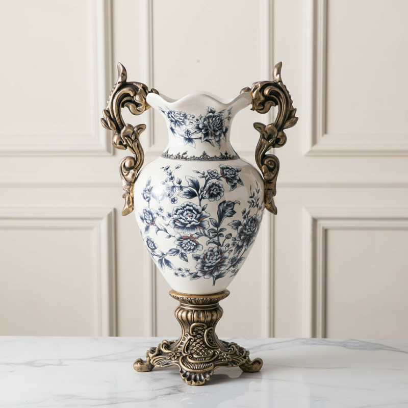 Vases décoratifs à double anses – Style classique européen raffiné L'univers-du-vase
