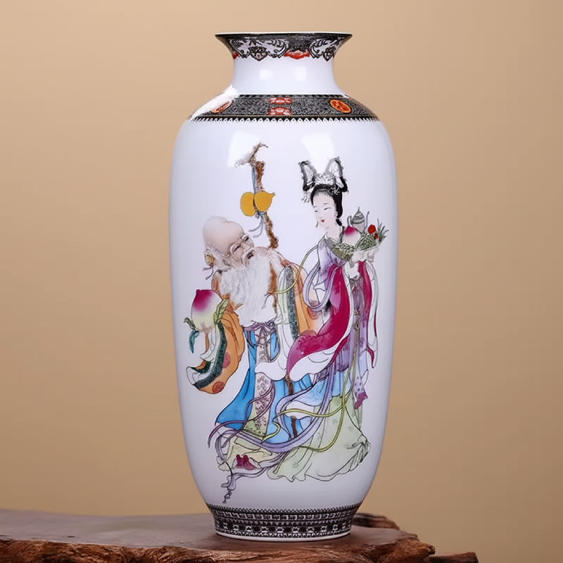 Vases en céramique décorative – Motifs chinois traditionnels L'univers-du-vase