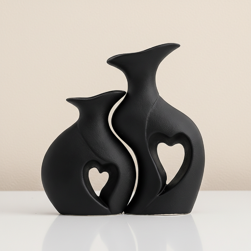 Collection de vases en céramique design – Style scandinave aux lignes sculpturales L'univers-du-vase