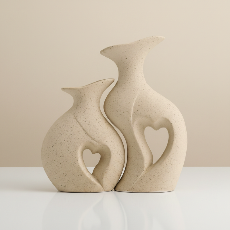 Collection de vases en céramique design – Style scandinave aux lignes sculpturales L'univers-du-vase