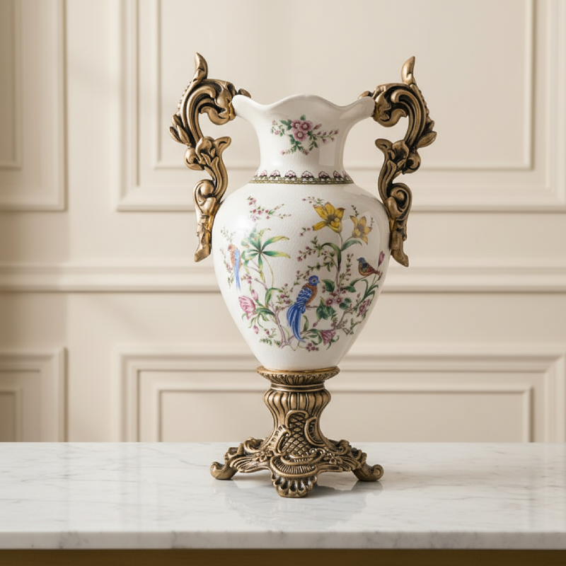 Vases décoratifs à double anses – Style classique européen raffiné L'univers-du-vase