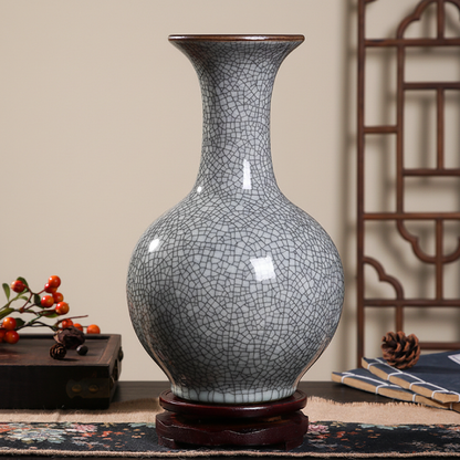 Vases en céramique craquelée – Design épuré et raffiné L'univers-du-vase