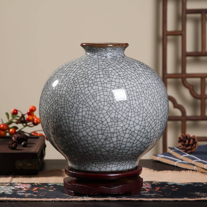 Vases en céramique craquelée – Design épuré et raffiné L'univers-du-vase