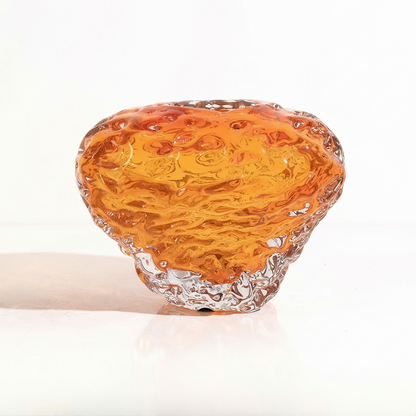 Vases en verre ambré texturé – Design organique et élégance contemporaine L'UNIVERS DU VASE