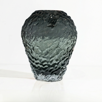 Vases en verre ambré texturé – Design organique et élégance contemporaine L'UNIVERS DU VASE