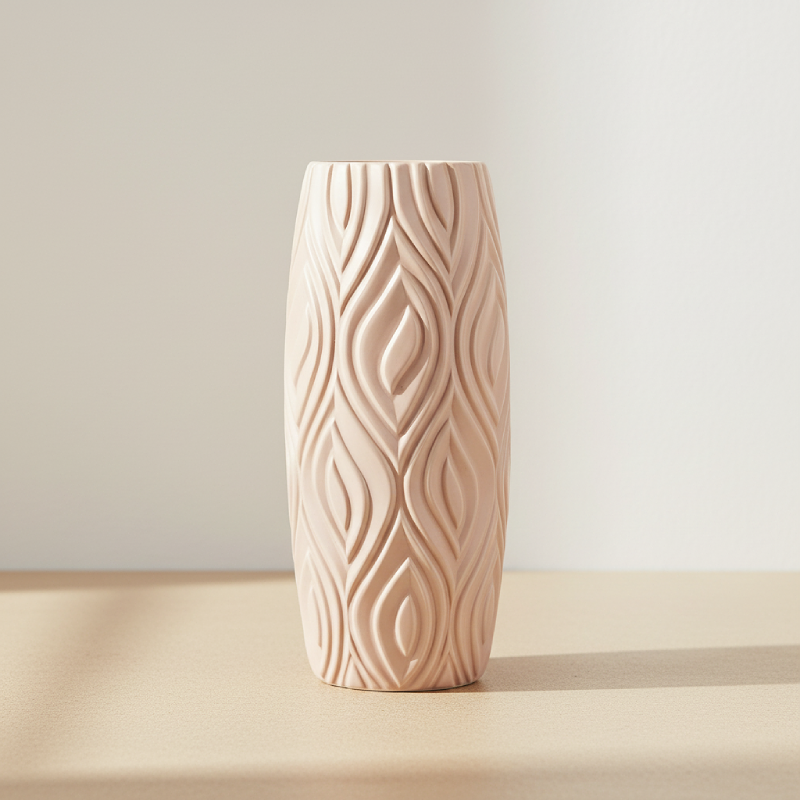 Vases cylindrique plastique – Design décoratif contemporain L'UNIVERS DU VASE