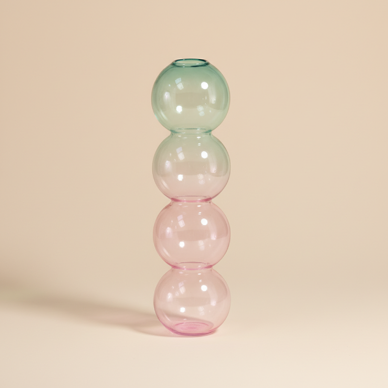 Vase en verre design – Formes sphériques colorées L'UNIVERS DU VASE