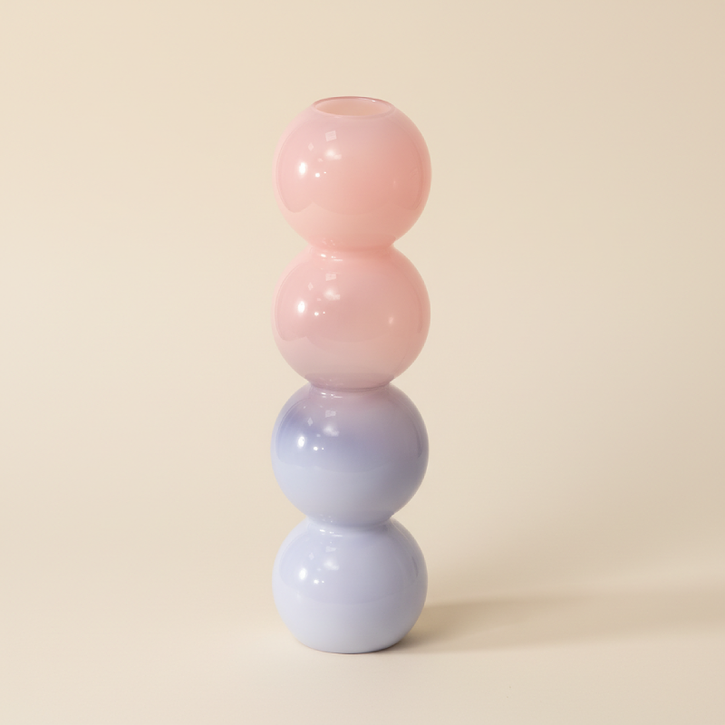 Vase en verre design – Formes sphériques colorées L'UNIVERS DU VASE