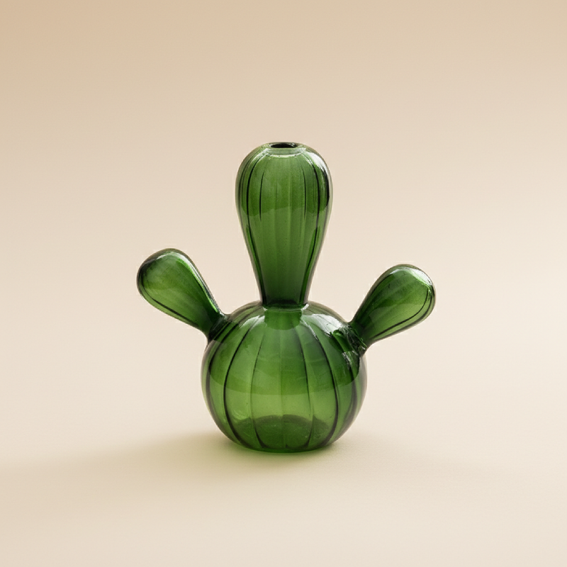 Vase en verre cactus – Design végétal contemporain L'UNIVERS DU VASE