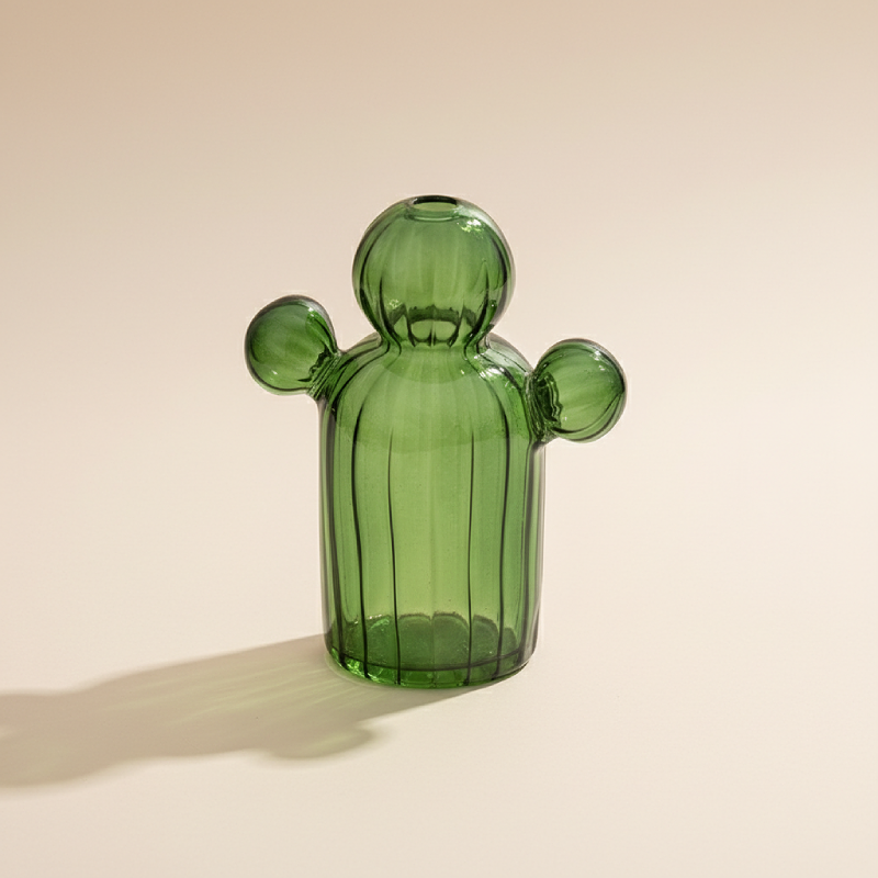 Vase en verre cactus – Design végétal contemporain L'UNIVERS DU VASE