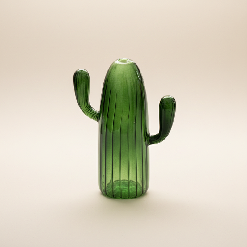 Vase en verre cactus – Design végétal contemporain L'UNIVERS DU VASE