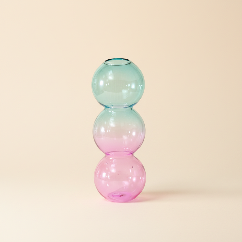 Vase en verre design – Formes sphériques colorées L'UNIVERS DU VASE