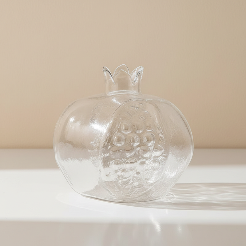Vases en verre décoratifs – Design inspiré de la grenade, élégance contemporaine L'univers-du-vase