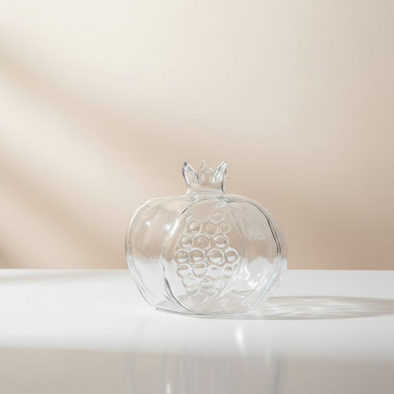 Vases en verre décoratifs – Design inspiré de la grenade, élégance contemporaine L'univers-du-vase