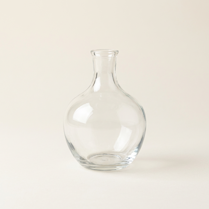 Vases en verre transparent – Design minimaliste et naturel L'univers-du-vase
