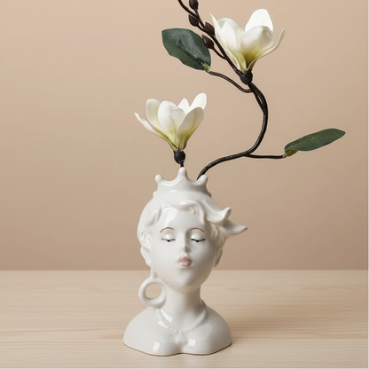 Vases visage en céramique – Design artistique contemporain L'univers-du-vase