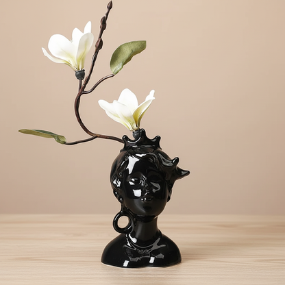 Vases visage en céramique – Design artistique contemporain L'univers-du-vase
