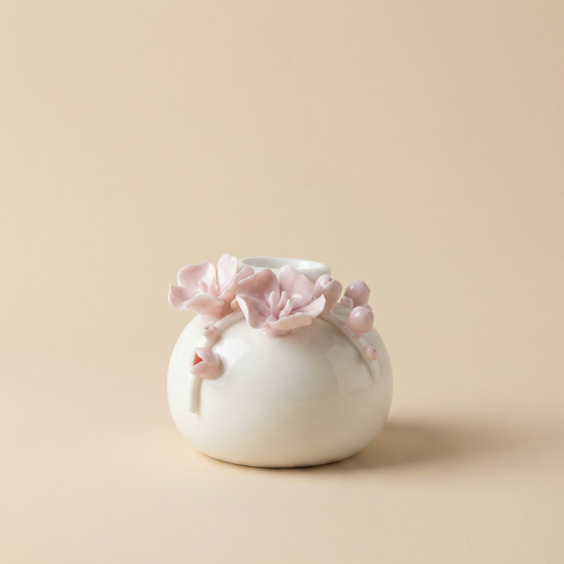 Vases en céramique fleurs de cerisier