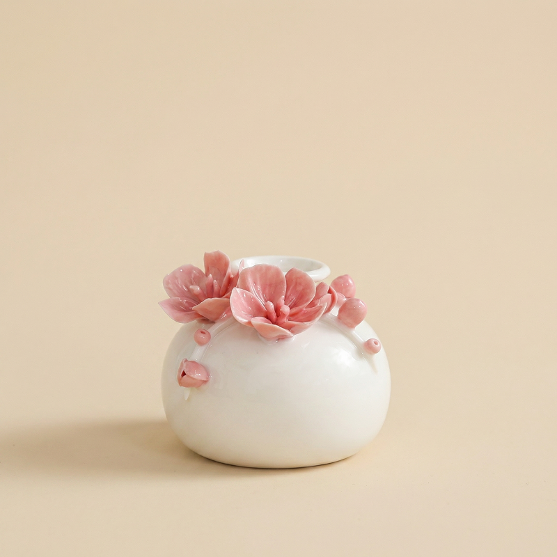 Vases en céramique fleurs de cerisier