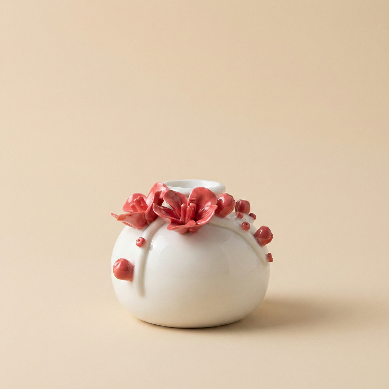 Vases en céramique fleurs de cerisier