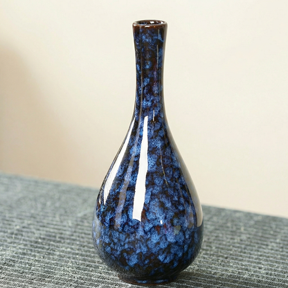 Vases en céramique effet craquelé