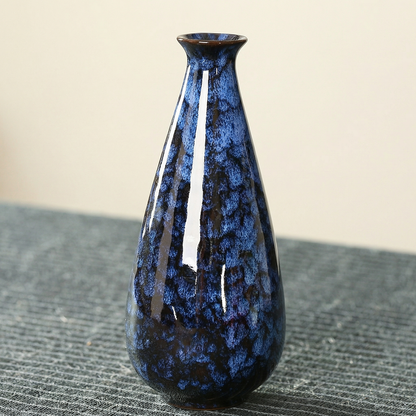 Vases en céramique effet craquelé