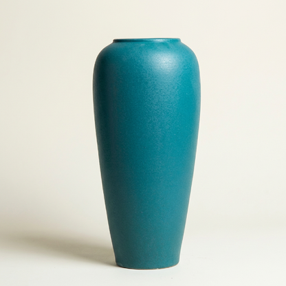 Vase céramique contemporain bleu taille L