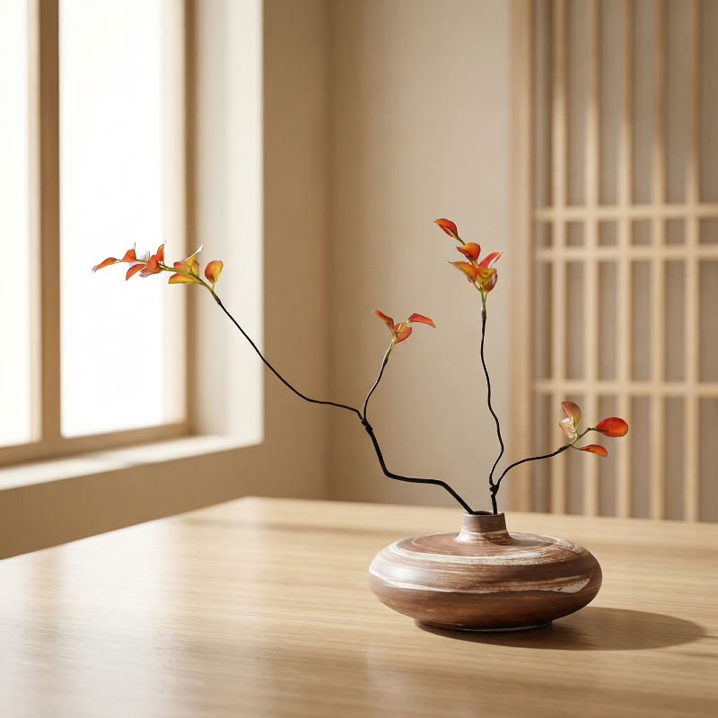 Vase céramique japonais zen modèle B lifestyle