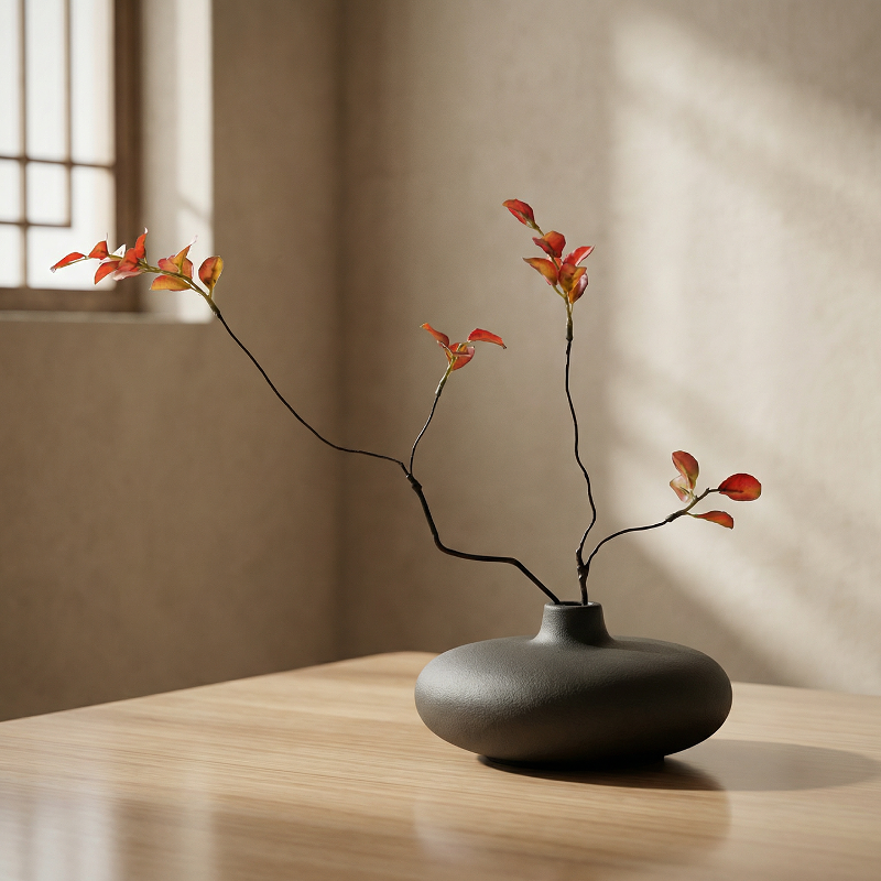 Vase céramique japonais zen modèle D lifestyle